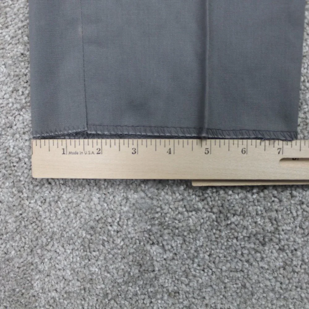 Elbeco Pants NWT Men 26 Gray Cargo Pocket Cotton/Polyester Straight Leg Unhemmed